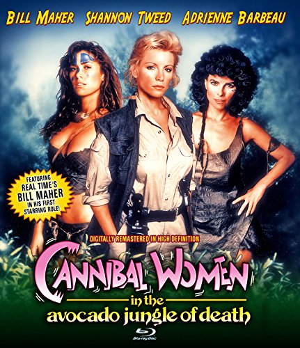 Blu-ray cover featuring three women in jungle attire with pink title text.