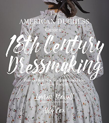 Book cover featuring a woman in a white 18th-century floral dress and cap.