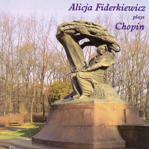 CD cover featuring a statue of a woman playing a harp in a park.
