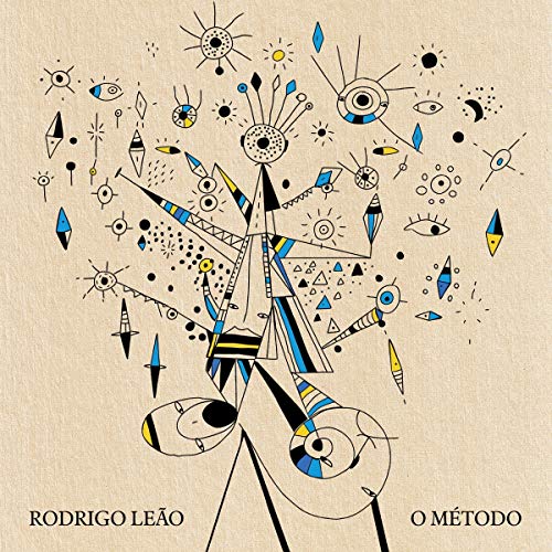 "Album cover with abstract, geometric illustration and artist's name."