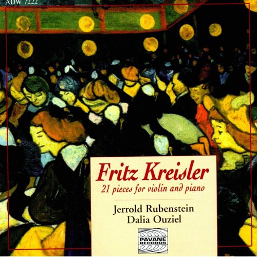 CD cover featuring an abstract painting of a crowded dance hall.