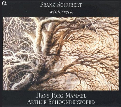 A CD cover with a bare tree on a black background.