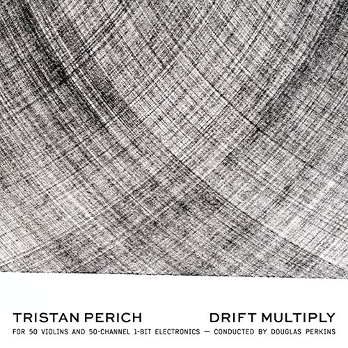 "Album cover with textured grey background and white text banner at the bottom."