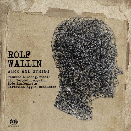 A CD cover featuring a wire-meshed head illustration on aged paper.