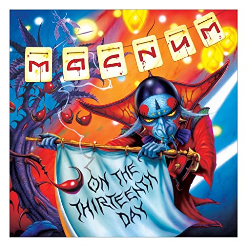 "Album cover art featuring a fantasy creature holding a banner with the album title."