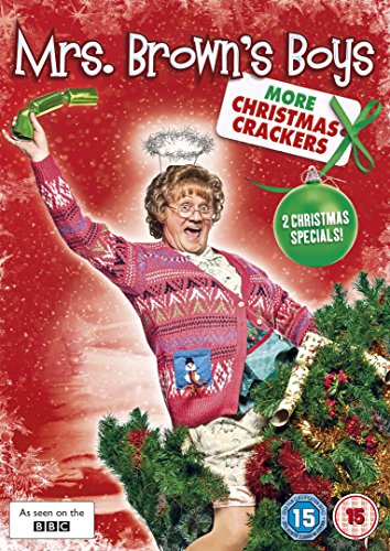 DVD cover featuring a man in a festive sweater surrounded by Christmas decorations.
