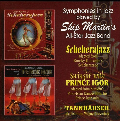 "CD cover with jazz band album artwork and text on a red background."