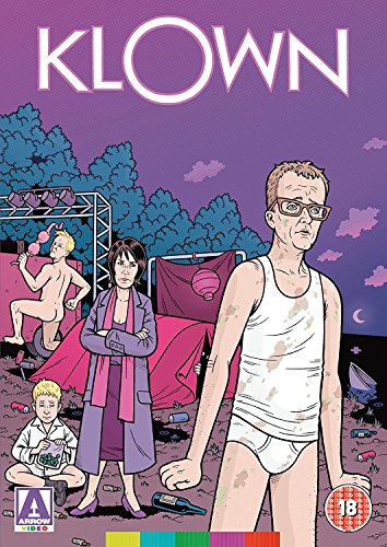 DVD cover art for "Klown" featuring a cartoon man in a white tank top.
