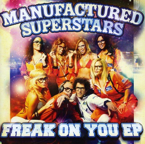 "CD cover art featuring a group of eight people posing together."