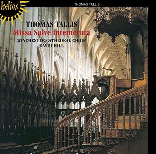 "CD cover featuring the interior of a cathedral with ornate architecture and a railing."