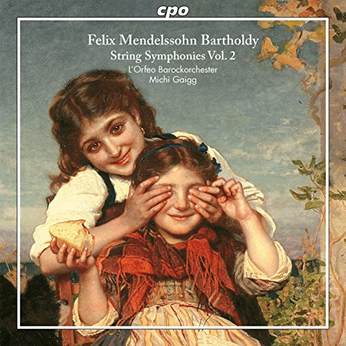 "CD cover featuring a painting of two young girls in a natural setting."