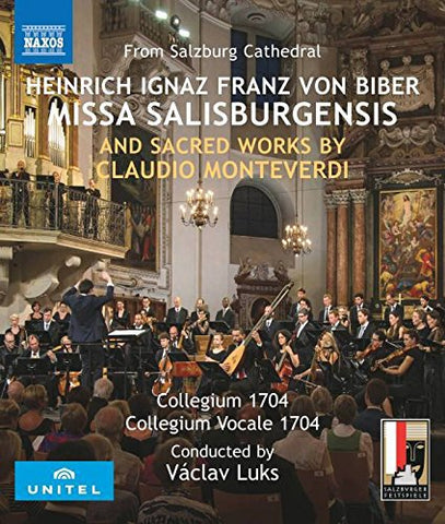 Biber; Monteverdi: Missa Salisburgensis and other sacred works [Collegium Vocale 1704; Collegium 1704; Václav Luks] [Naxos: NBD0066V] [Blu-ray] Blu-ray