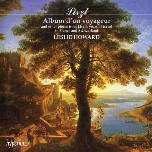 "CD cover featuring a serene landscape painting with trees and a body of water."