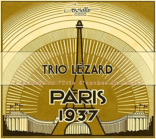 "CD cover art featuring the Eiffel Tower in a gold, sunburst design."