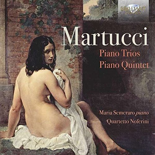 CD cover featuring a classical painting of a nude woman sitting by a brick wall.