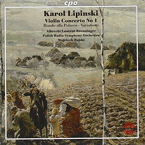 A CD cover featuring a painting of people in a rural landscape.