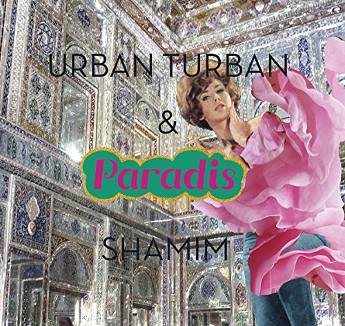 "CD cover with woman in pink dress and ornate mirrored background."