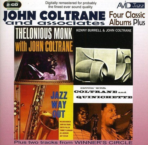 John Coltrane - Four Classic Albums Plus (Thelonious Monk With John Coltrane / Cattin With Coltrane And Quinichette / Jazz Way Out / Kenny Burrell and John Coltrane) Audio CD