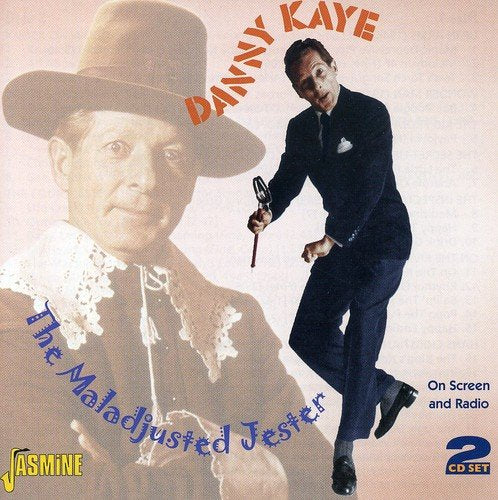 "Danny Kaye CD cover featuring a man in suit and another in hat."