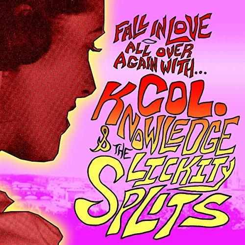 "CD cover with a man's profile and colorful text on a pink background."