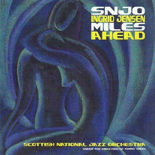 "CD cover with abstract blue artwork and yellow and white text."