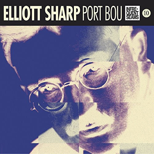 Album cover with a man's face, wearing glasses, in blue and yellow tones.