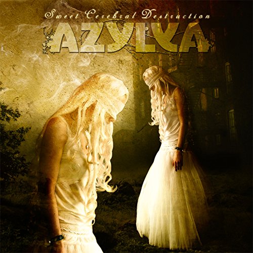 CD cover featuring two women in white dresses standing in a dark, grungy environment.