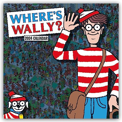 Where's Wally? - Wo ist Wally 2024 - Wand-Kalender: Original Carousel Calendar [Mehrsprachig] [Kalender]