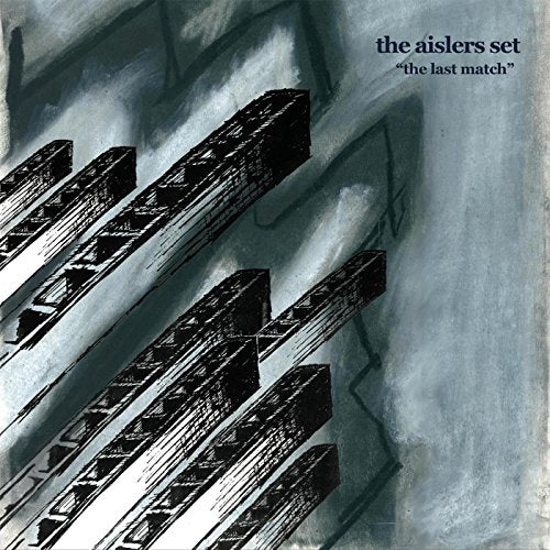 Album cover with abstract, dark, and light grey illustration, titled "The Last Match".