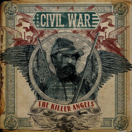 Album cover with soldier and angel wings, titled "Civil War - The Killer Angels".