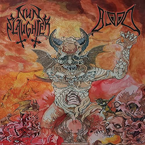 Nunslaughter / Blood - Nunslaughter / Blood Split [CD]