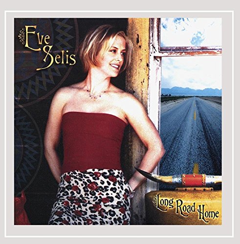 "Eve Selis music album cover featuring a woman and a long road."