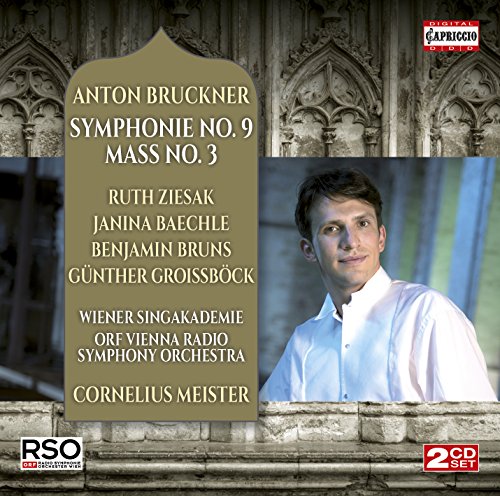 CD cover with a man in white shirt and ornate stone background.