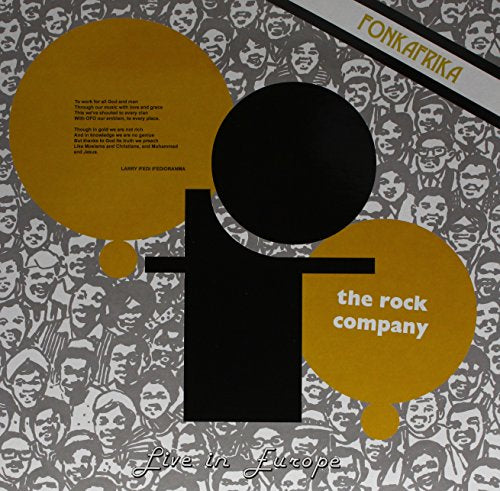 Ofo The Rock Company - Live In Europe: Fonk Africa [VINYL]
