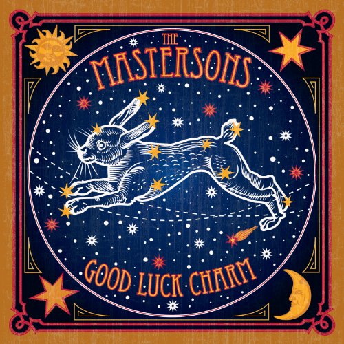 Vinyl album cover featuring a white rabbit surrounded by stars on a blue background.