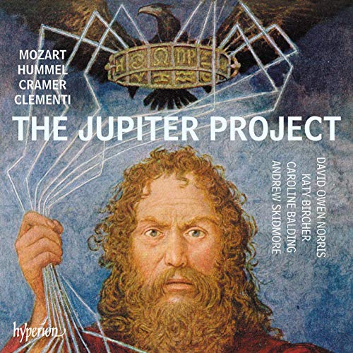 CD cover with a man holding strings, text reads "The Jupiter Project".