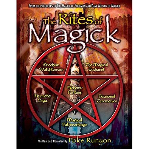 "The Rites of Magick" DVD cover featuring a red pentagram and mystic imagery.