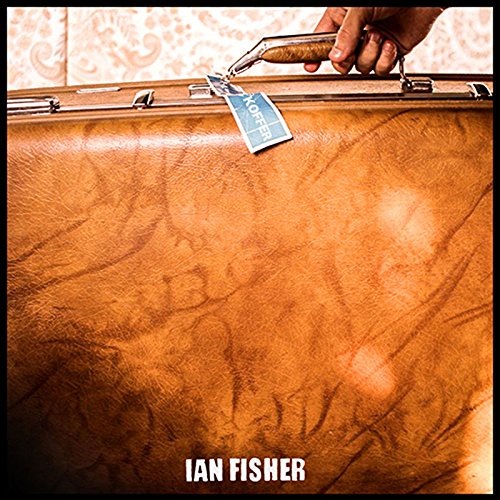 "Album cover with a brown suitcase and the name 'Ian Fisher' in white text."