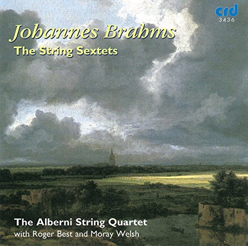 CD cover featuring a landscape painting with cloudy sky and text overlay.