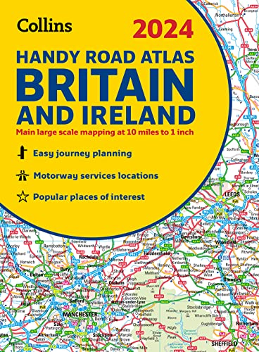2024 Collins Handy Road Atlas Britain and Ireland: A5 Spiral (Collins Road Atlas)