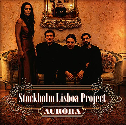 "CD cover featuring a woman and three men in a luxurious, ornate room."