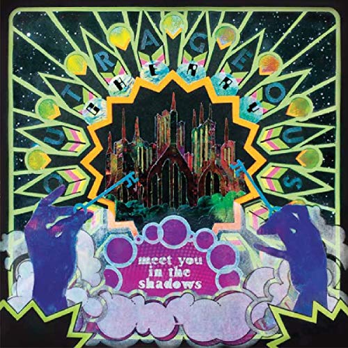 A vinyl record cover with psychedelic artwork, featuring a castle and hands.
