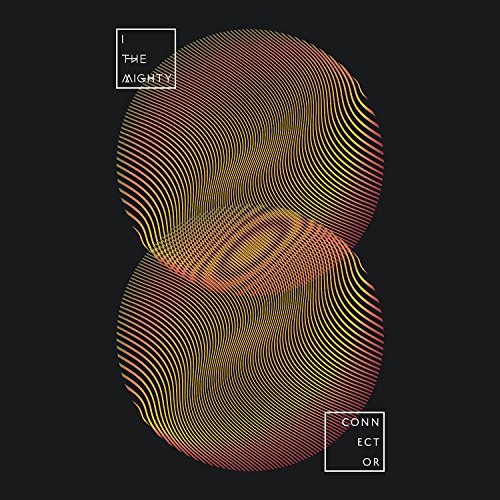 Album cover with abstract, striped pattern in yellow, orange, and red on black background.