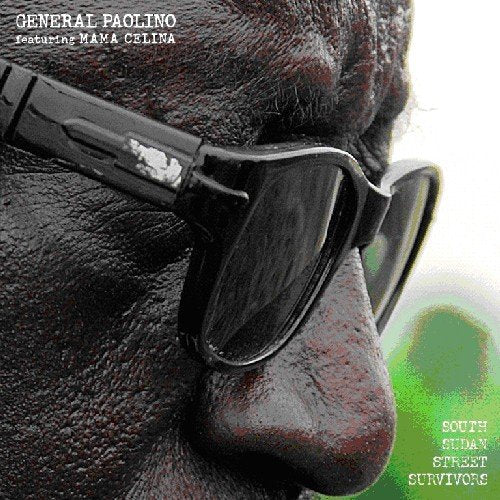 "Album cover featuring a close-up of a man's face wearing sunglasses."