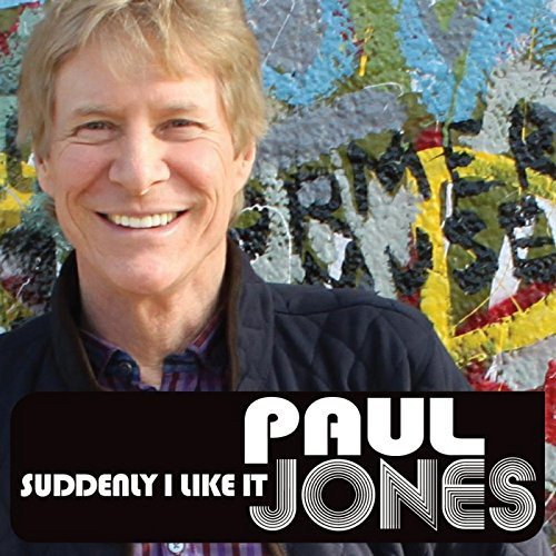 CD case with a disc, titled "Paul Jones - Suddenly I Like It", in a jewel case.