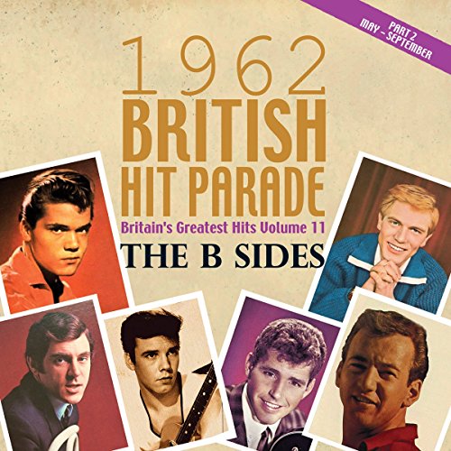 "CD cover with 1962 British Hit Parade title and six male musician portraits."