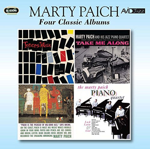 Marty Paich - Four Classic Albums (Tenors West / Take Me Along / The Picasso Of Big Band Jazz / Lush. Latin And Cool) [CD]