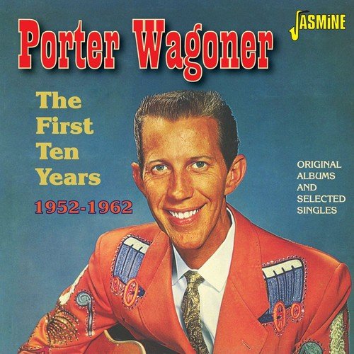 "Album cover featuring Porter Wagoner in a red suit holding a guitar."