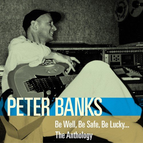 Album cover with Peter Banks holding a guitar, in a recording studio.