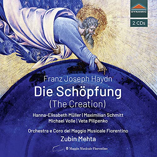 "CD cover featuring a depiction of God reaching toward the Earth."